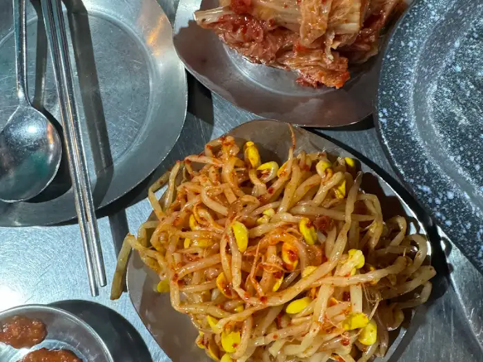 파채와 콩나물 무침