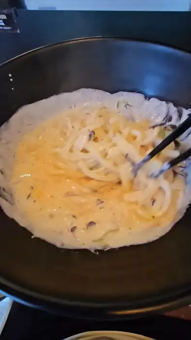 긴자료코 명란 크림 우동