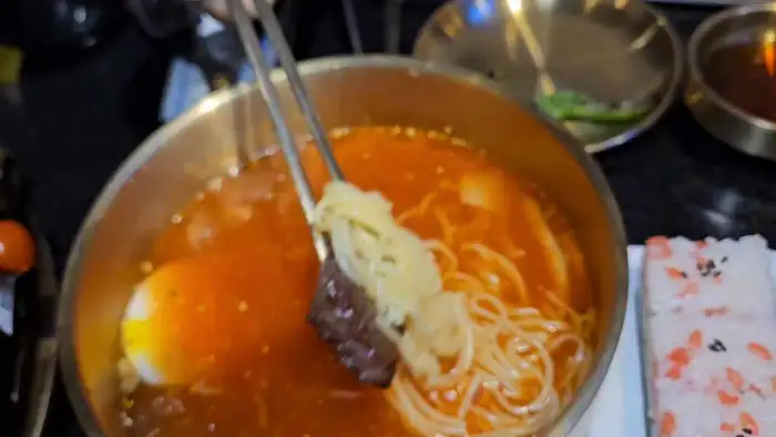 김치말이국수