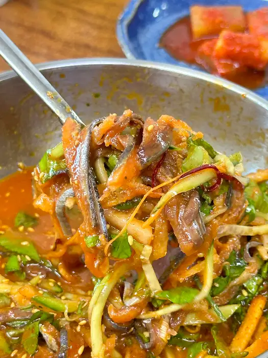 만광식당에서 맛볼 수 있는 수제 호박 동동주