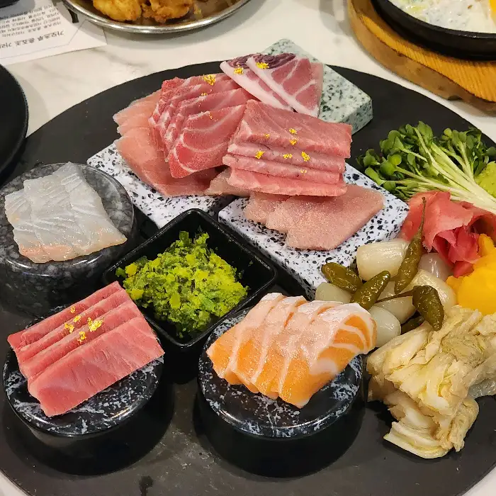 다양한 부위의 참치
