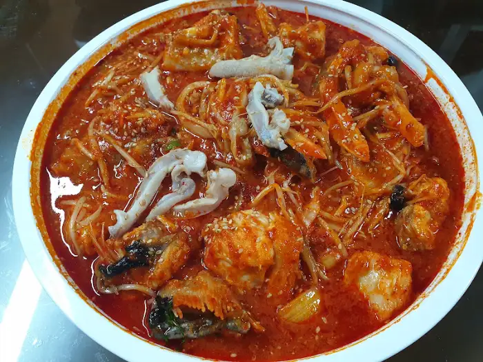 아구복 아구찜 클로즈업