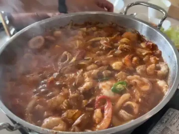 알프스식당 간월재점의 먹음직스러운 낙곱새