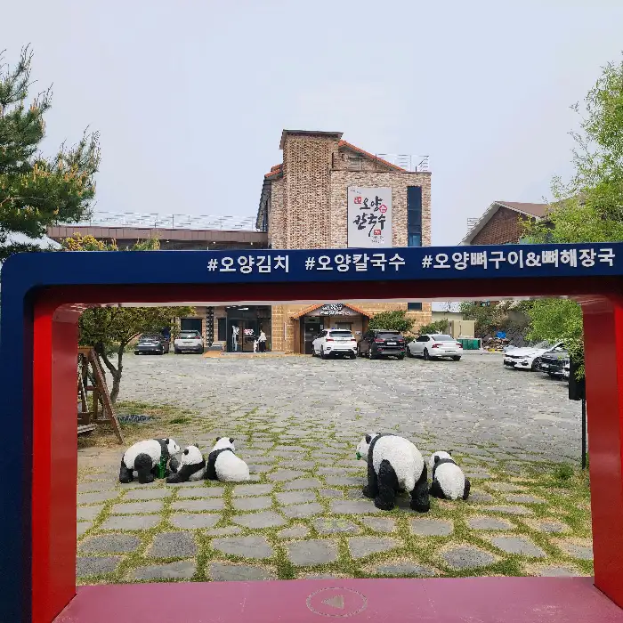 보령 오양손칼국수 매장 전경 및 입구