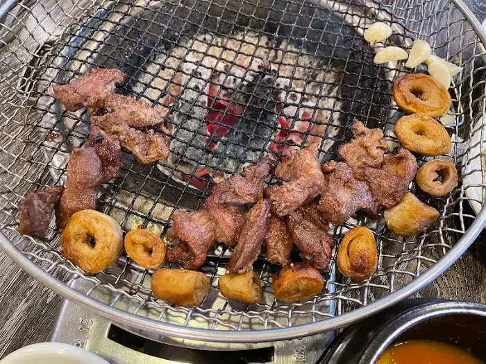 막창의 쫄깃하고 고소한 단면