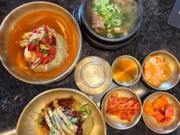 교동면옥 용인수지점의 푸짐한 갈비탕과 냉면