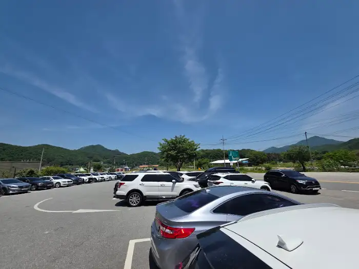 홍천 금수강산막국수 주변 풍경
