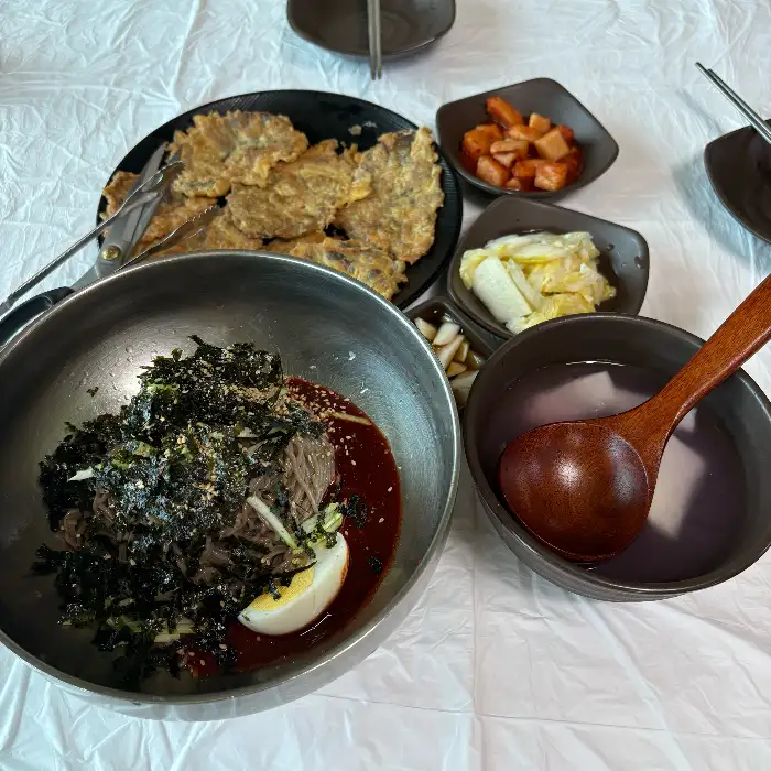 육전과 막국수