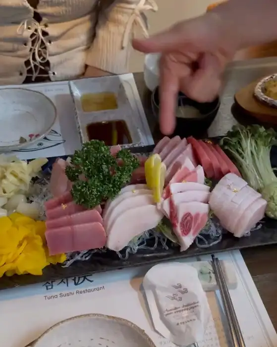 다양한 참치 부위