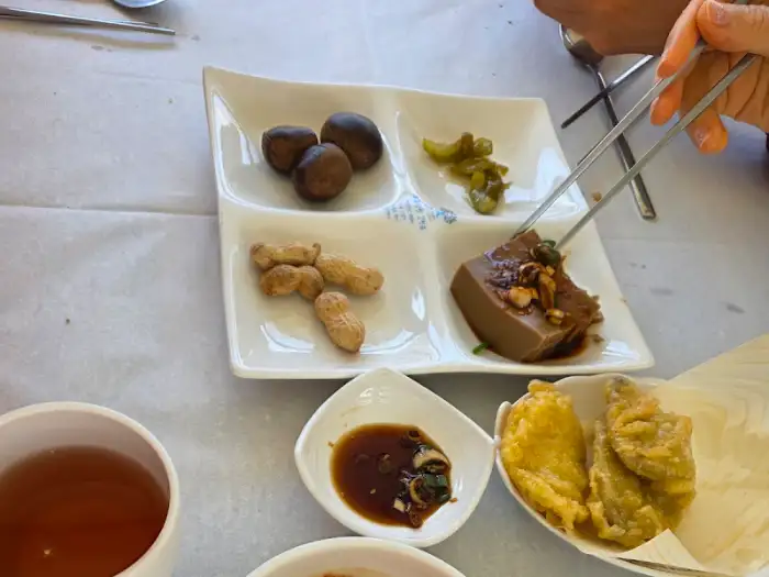 은어튀김과 반찬