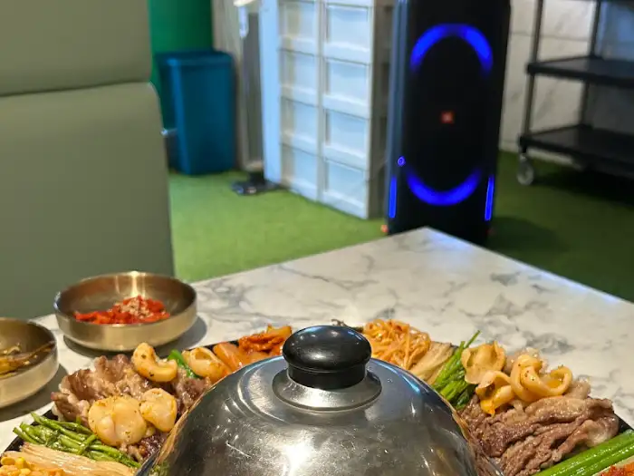 운암회관 차돌박이 구절판 클로즈업