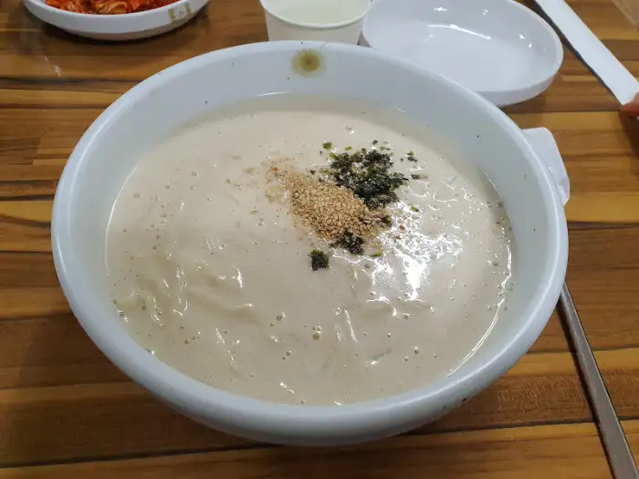 콩국수 클로즈업