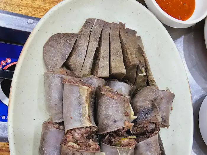순대 접시