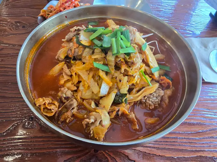 칼스토랑 본점의 장칼국수 상세 모습