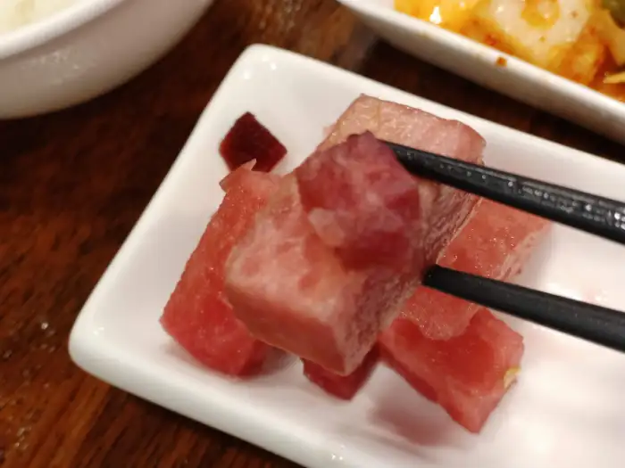 오레노라멘 은평점의 닭고기 토핑