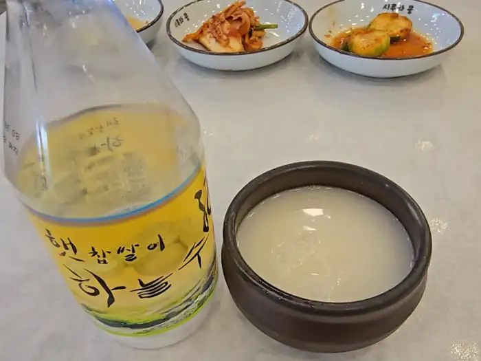 시루와콩 콩물과 막걸리