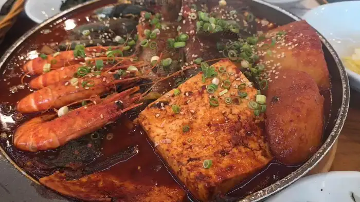 고집돌우럭 제주함덕점에서 보이는 함덕 바다 뷰